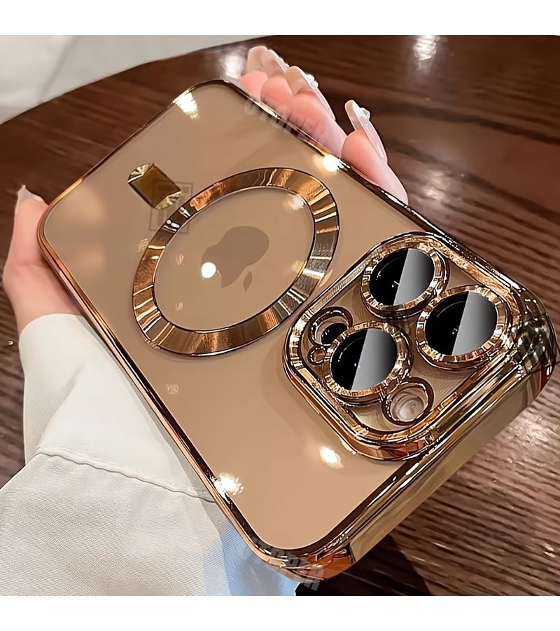 غلاف TPU ناعم مطلي بالكهرباء باللون الأرجواني مع حماية للعدسة لهاتف iPhone 16 Pro - Image 4