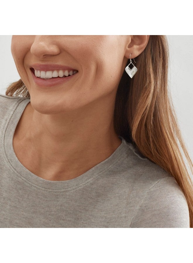 Silpada 'Kite' Sterling Silver Drop Hoop Earrings - Image 4