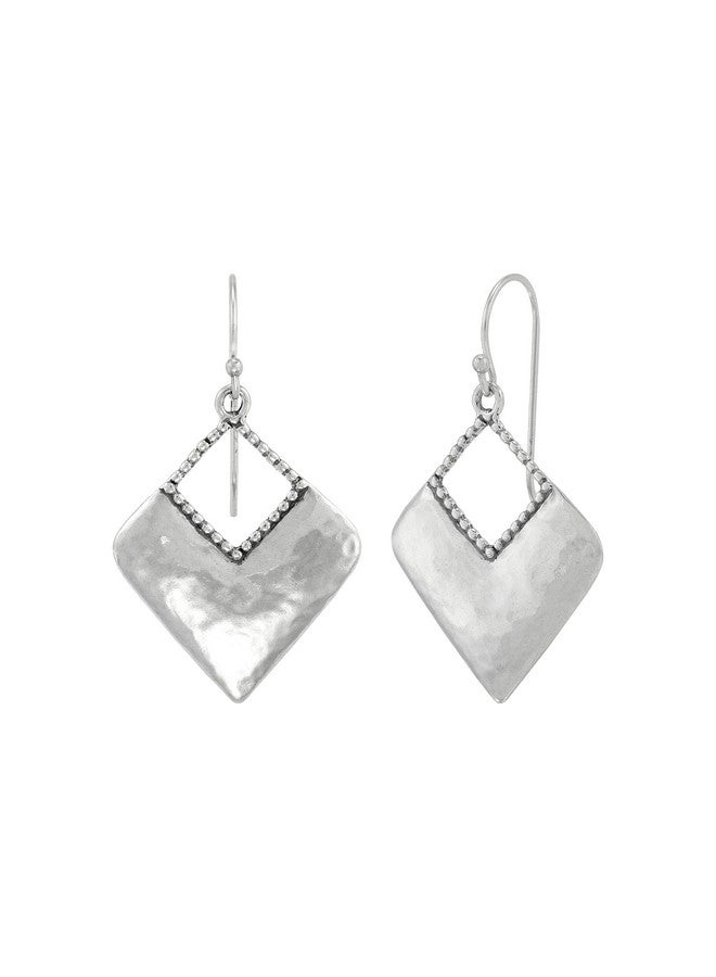 Silpada 'Kite' Sterling Silver Drop Hoop Earrings - Image 2