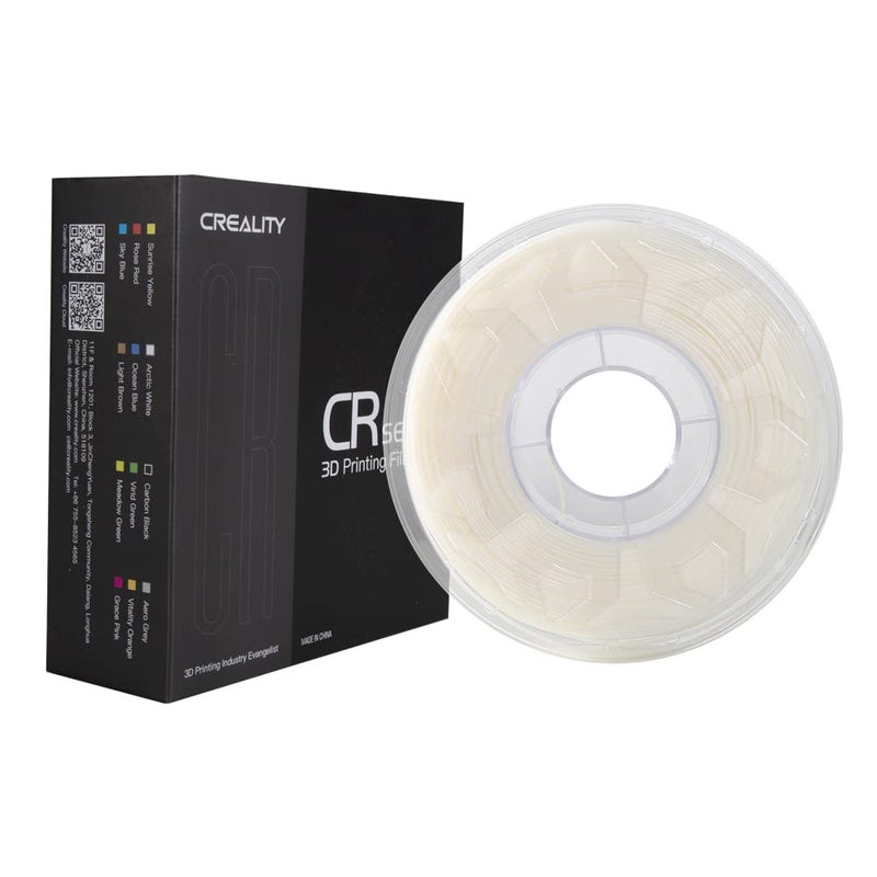 3idea CR 1.75mm 3D Printer PETG Filament (White), 1kg Spool 3D Printing Material - Image 2