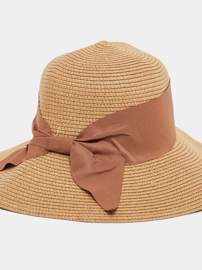 ستايلي Styli Ribbon Detail Straw Hat