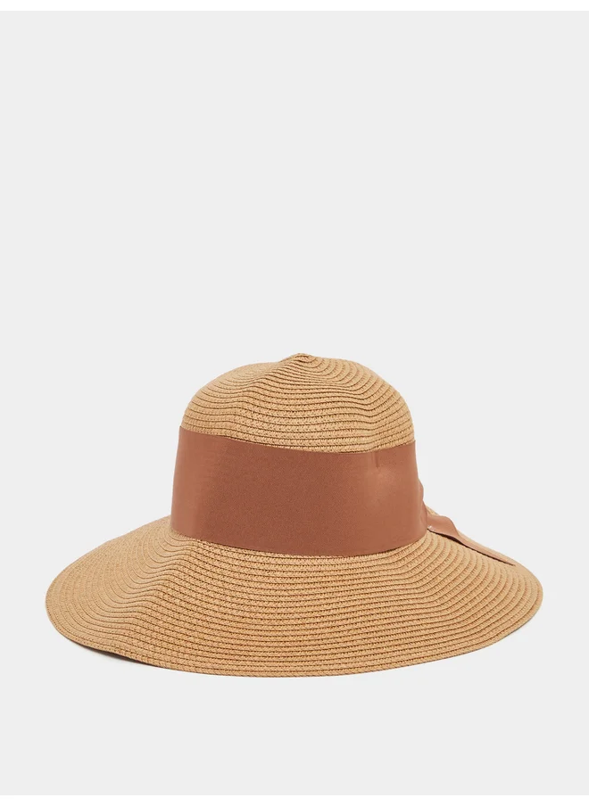 Styli Styli Ribbon Detail Straw Hat
