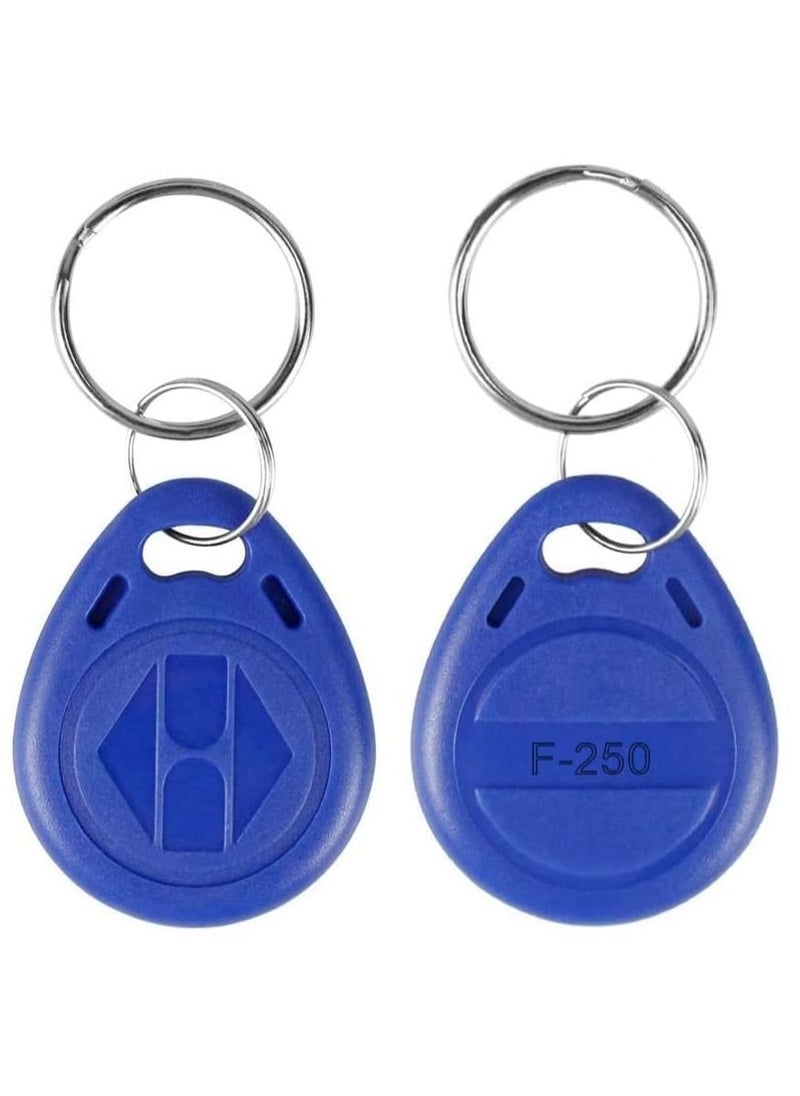 Rubik - RFID Tag 250KHz Frequency Readable/Writable Proximity Keyfobs ID-250K Key Ring for Door Access Control (5 Access Keychains) - Image 1