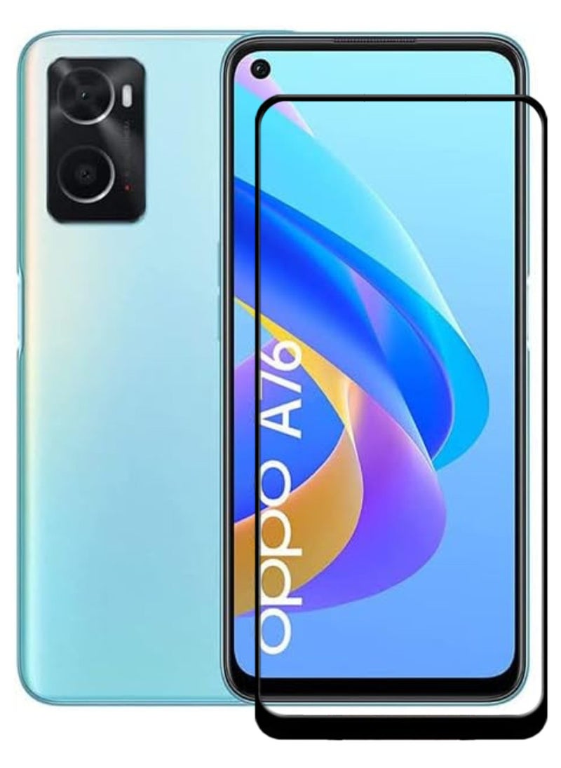 ACLIX Antistatic ESD Dustproof Premium Quality High Definition Tempered Glass Screen Protector Designed For Oppo A76 - Image 1