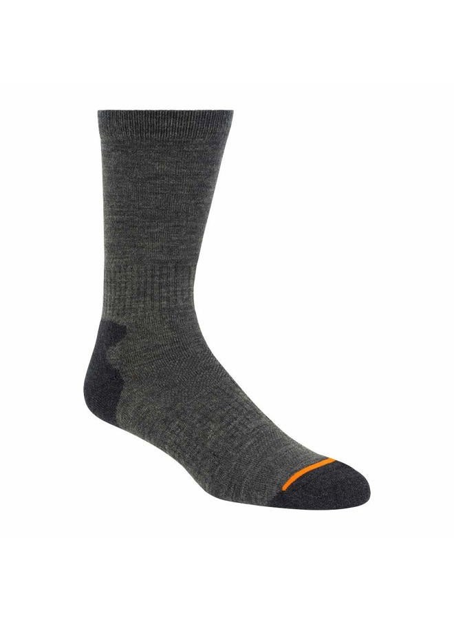 Weatherproof Men's 3 Pack Crew Socks, Charcoal, 10-13 - Image 2
