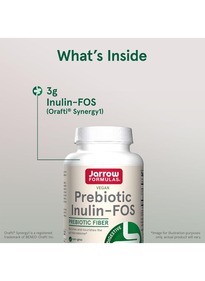 jarrow formulas - Jarrow Formulas, Inulin FOS Soluble Prebiotic Fibers Powder, 6.3 oz - Image 1