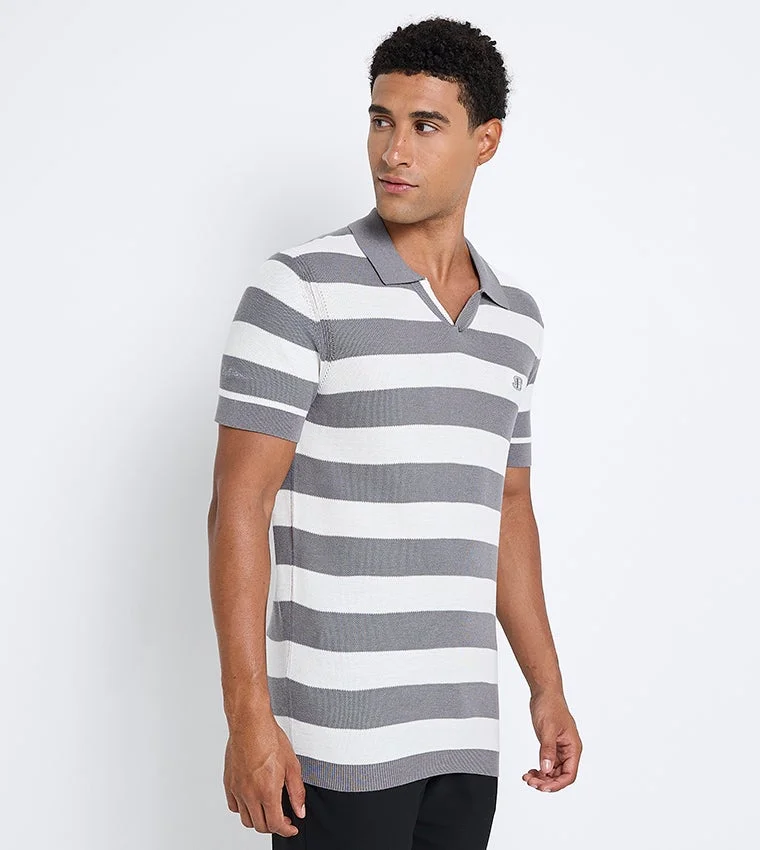 Ben Sherman  Ben Sherman Men's Short Sleeve Striped Polo Tees for Men | Best Price UAE