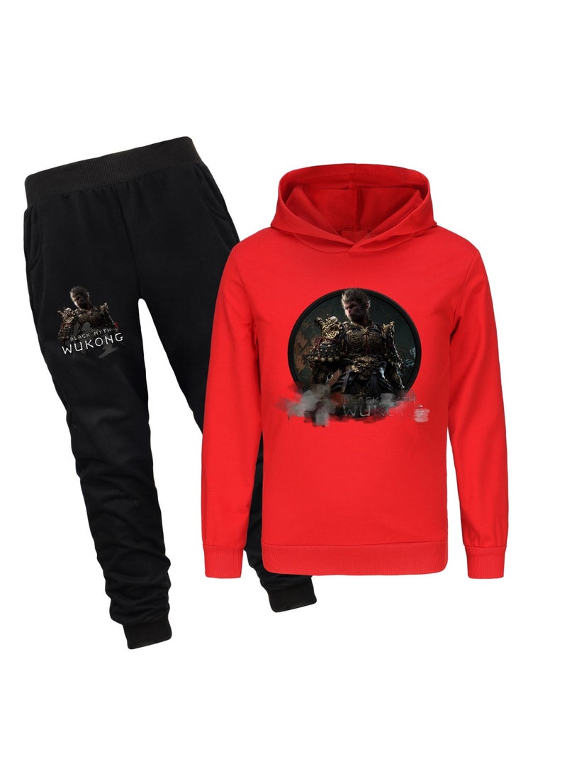 MQD Black Myth Wukong Hooded Sweatshirt Sports Suit