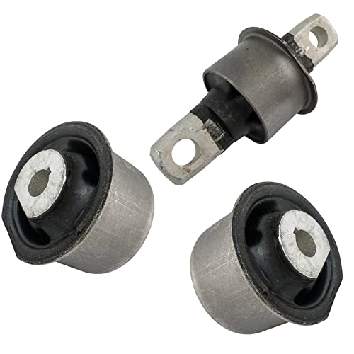 TRQ Front Differential Housing Mount Bushing Bracket Set 3pc Compatible with Grand Cherokee - Image 1