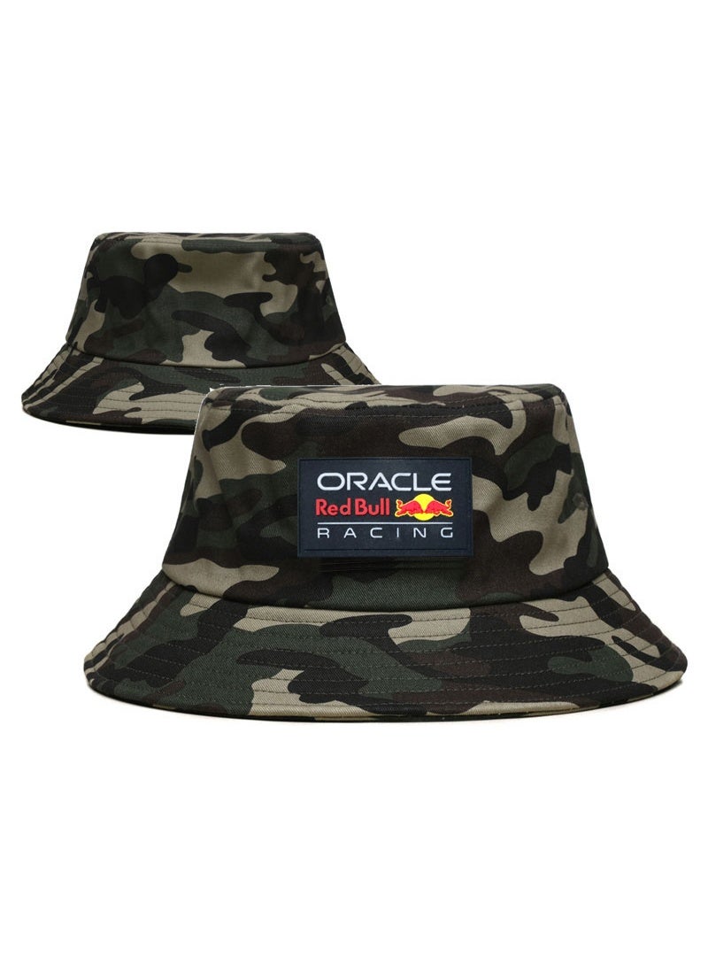 Oracle Red Bull Racing Camouflage Bucket Hat with Official Team Logo