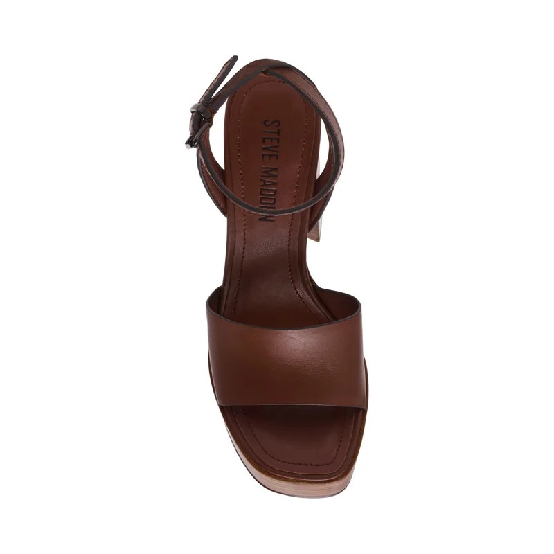 STEVE MADDEN  Floria Ankle Strap Platform Heel Sandals for Women | Best Price UAE