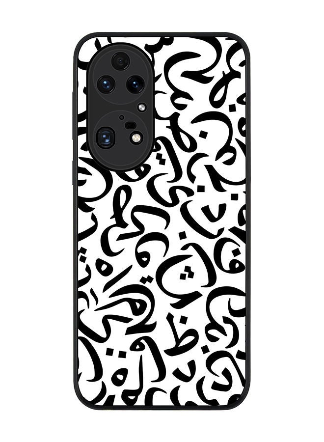 Stylizedd Rugged Black edge case for Huawei P50 Pro Slim fit Soft Case Flexible Rubber Edges Anti Drop TPU Gel Thin Cover - Arabian Pearls - Image 1