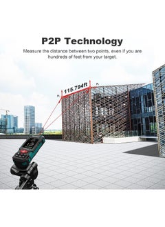 MILESEEY MiLESEEY Laser Measure, 328Ft Laser Distance Meter, Rechargeable Multifunctional Laser Measurement Tool with Pointfinder Camera, P2P Technology, Perfect for Outdoor Long Range Measurement (App Version)  - Image 3