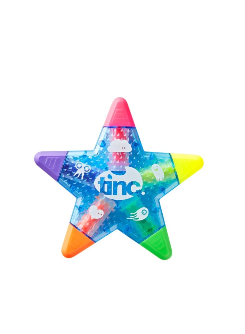 Tinc Multicolour Star Highlighter Set - Image 1