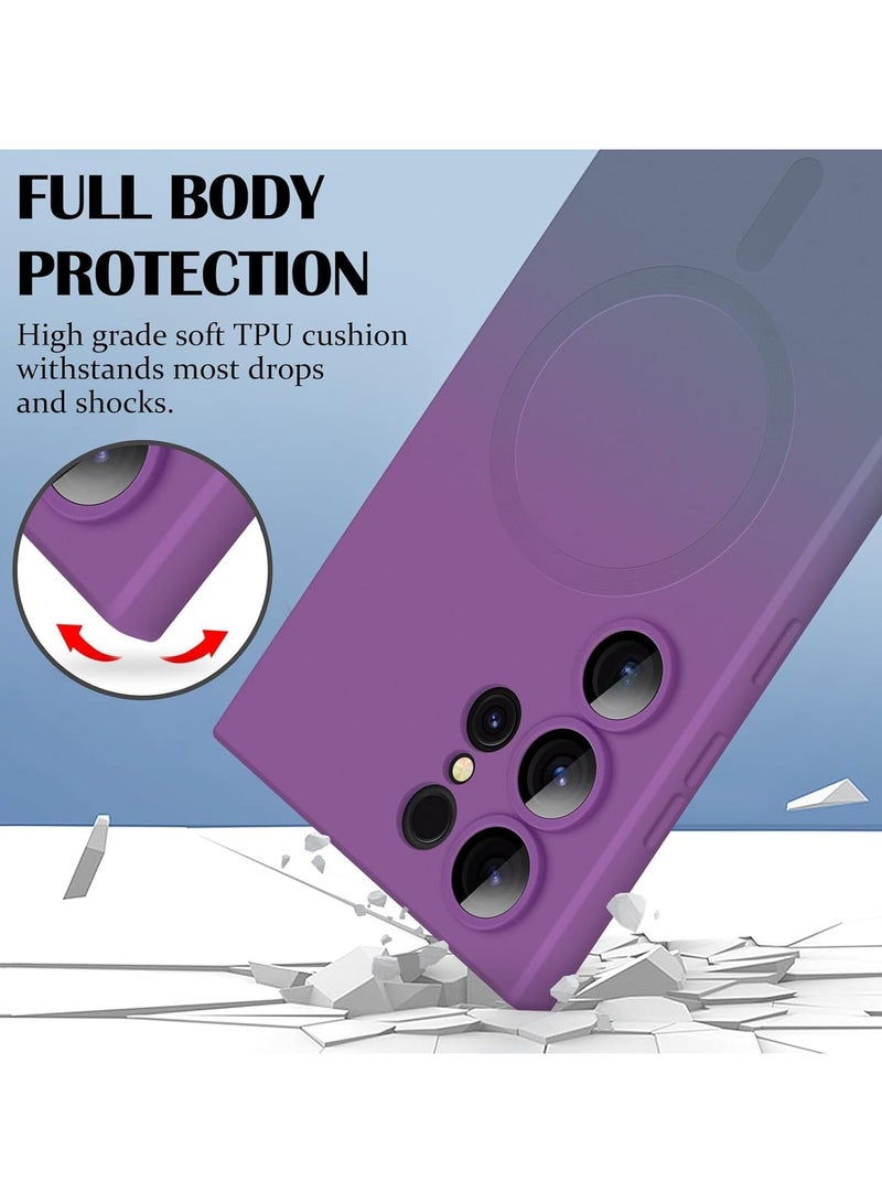 general Samsung Galaxy S24 Ultra Case - Removable Silicone Case - Bumper Scratch and Shock Resistant - Full Camera Protective Film - Multi-color Magnetic Wireless Case - Image 2