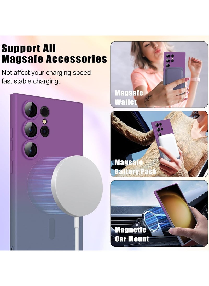 general Samsung Galaxy S24 Ultra Case - Removable Silicone Case - Bumper Scratch and Shock Resistant - Full Camera Protective Film - Multi-color Magnetic Wireless Case - Image 3