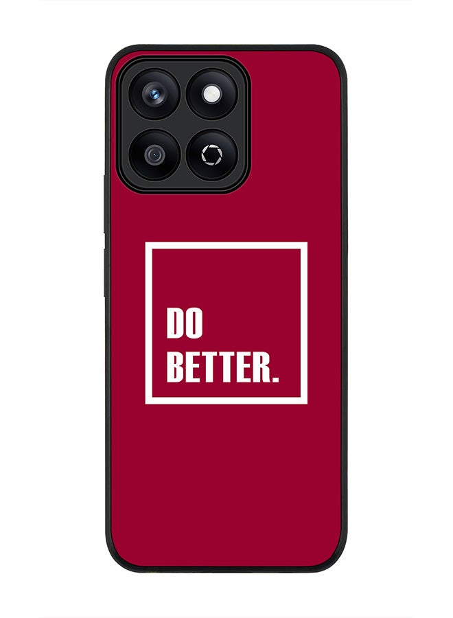 Stylizedd For Honor X7c 4G Case,Slim fit Camera Protection, Shockproof Thin Phone cover  - Do Better. - Image 1