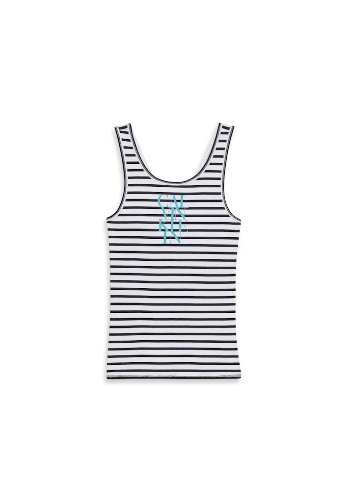 Calvin Klein Jeans Logo Stripe Tank Top
