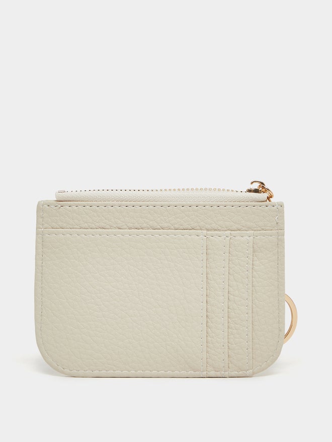 Styli Textured Wallet with Zip Closure - Image 2