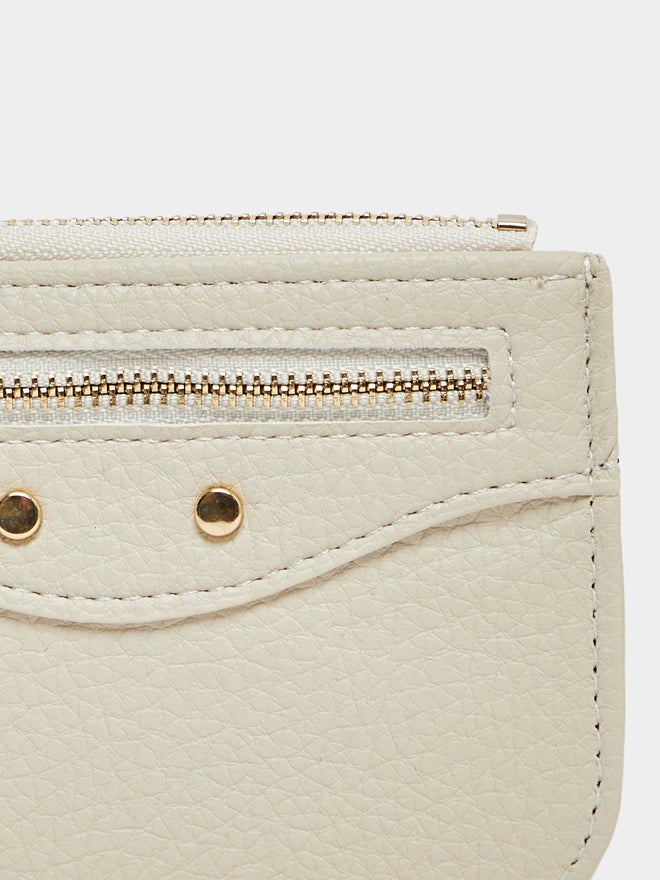 Styli Textured Wallet with Zip Closure - Image 3