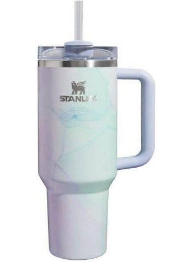 Stanley 40 oz Stainless Steel H2.0 Flowstate Quencher Tumbler - Watercolor Dusk Target Exclusive - Image 1