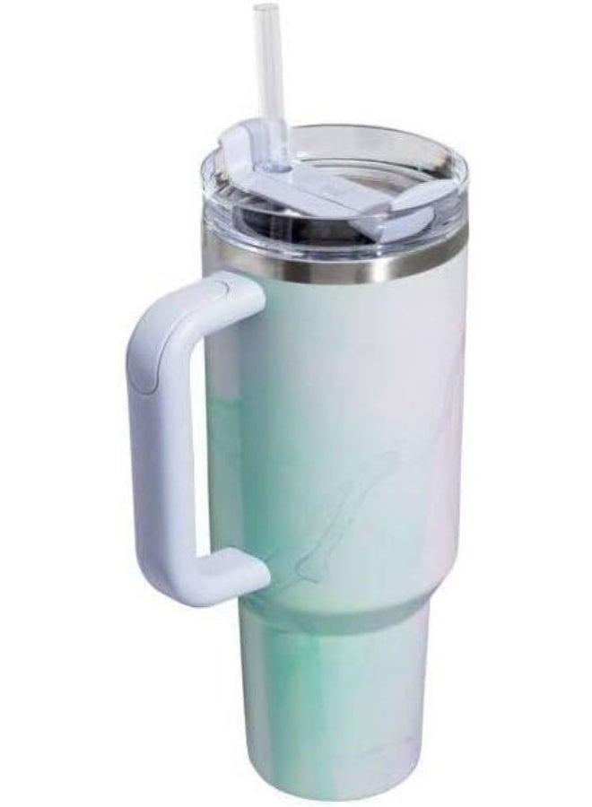 Stanley 40 oz Stainless Steel H2.0 Flowstate Quencher Tumbler - Watercolor Dusk Target Exclusive - Image 2