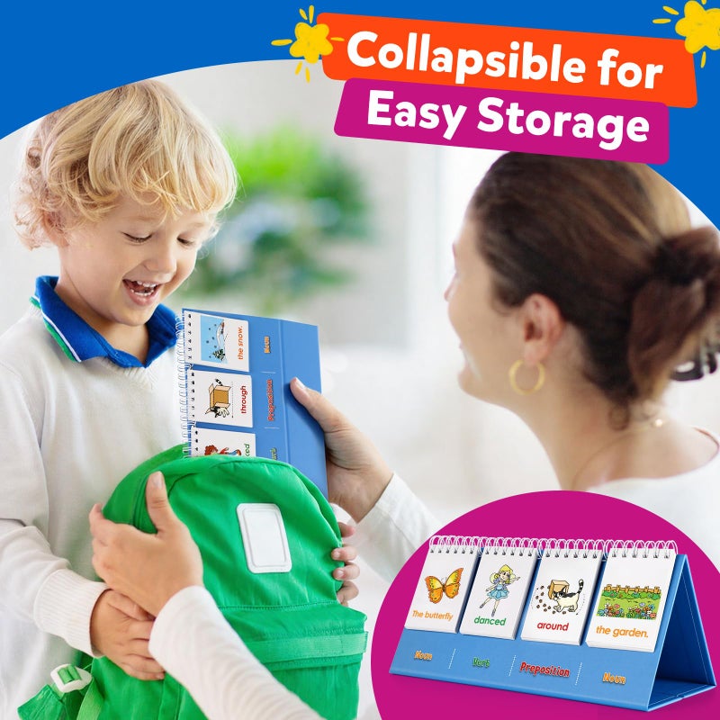 Aizweb Sentence Building for Kids,Speech Therapy Learn to Read for Preschool Kindergarten 1st 2nd Grade Classroom Must Haves,Phonics Reading Learning Games,Special Education for Homeschool Supplies - Image 4