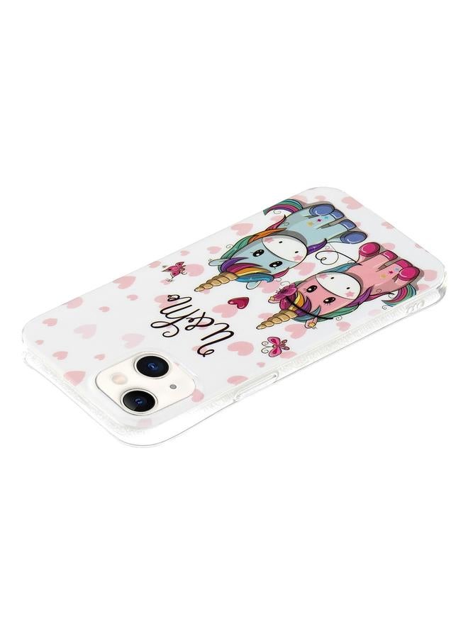 اس-توب جراب لهاتف iPhone 13 mini، جراب واقٍ ناعم من مادة TPU المضيئة - Image 3