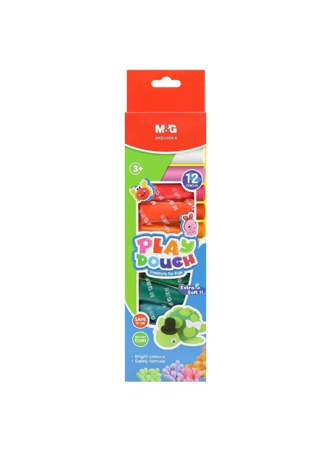 ام اند جي صلصال اطفال 12 قطعه متعدد الالوان - Image 3