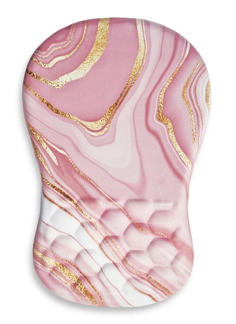 Mini Hand Mouse Pad With Gel Wrist Support Band , Cute Design HD Print Pattern Desk Mat, Extended Mouse Pad and Keyboard Mouse Pads, Waterproof Fabric Surface Mouse Pads for Office, Anti-Slip Rubber Base