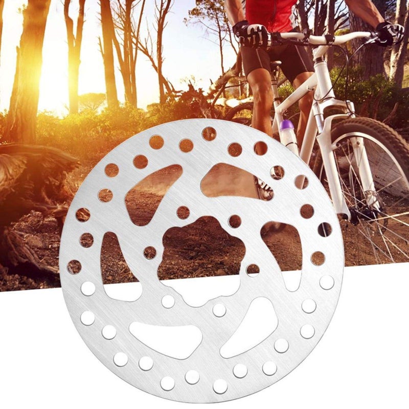 Niiyen Disc Brake Rotor, 120mm Bike Disc Brake Rotors with 6 Bolts Cycling Accessory Fit for Road Bike, Mountain Bike, MTB, BMX(120mm) - Image 1
