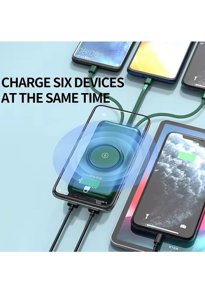 GULFLINK Large Capacity Portable Fast Charger Power Bank With Led Display Built in Cable 20000mah  - Image 2