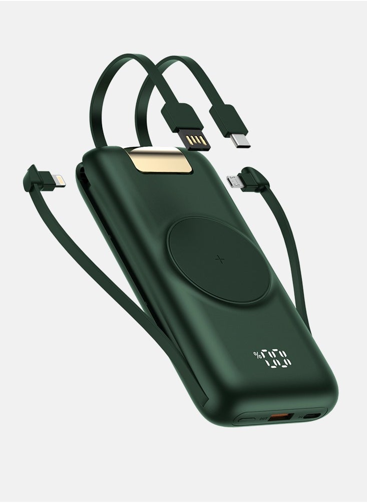 GULFLINK Large Capacity Portable Fast Charger Power Bank With Led Display Built in Cable 20000mah  - Image 1
