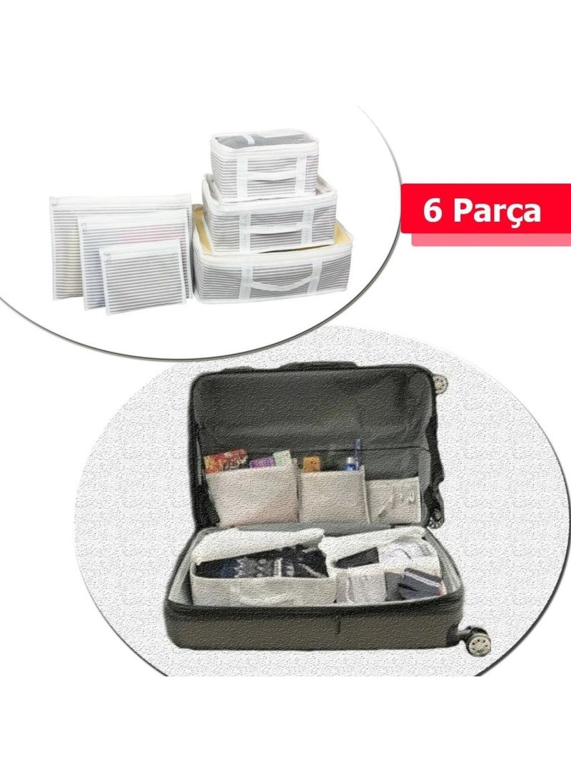 Easyso Set of 6 Luggage Organizer, Luggage Organizer, Luggage Organizer Bag  - Image 4