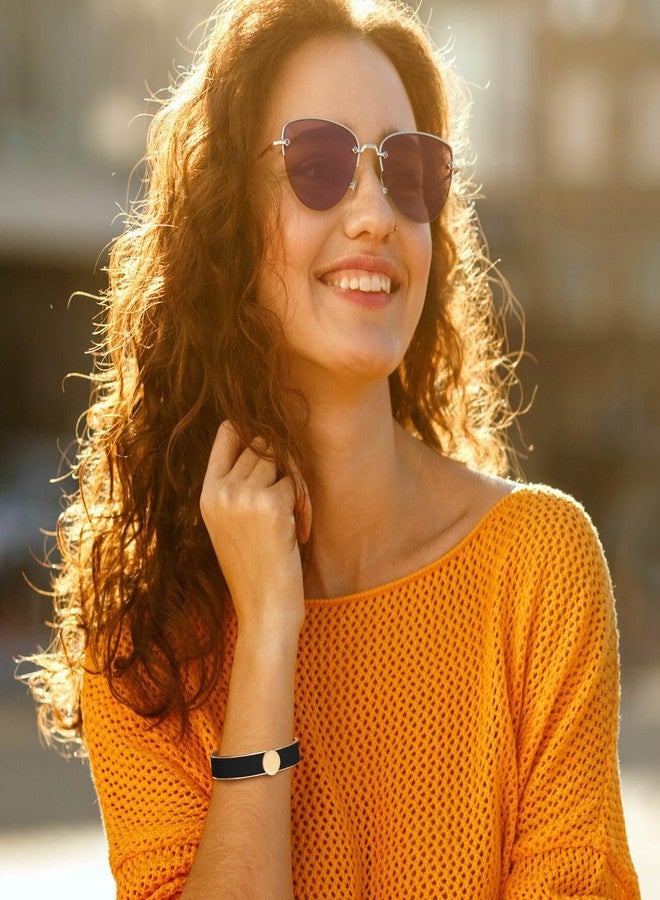 MPRAINBOW Gold Bracelets for Women, 14K Gold Plated Bangle Roman Numerals Friendship Bracelet Trendy Jewelry,Gold Bangles Mothers Birthday Gifts for Her Friend Sister Mom from Son Daughter - Image 3