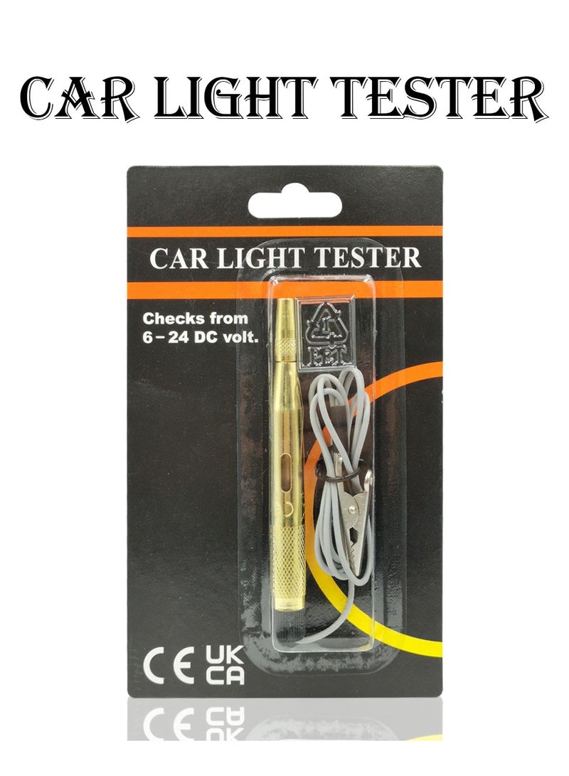 Car Light Tester Solid Brass DC 6V-24V Auto Car Truck Motorcycle Circuit Voltage Tester Probe Circuit Continuity Tester  - Image 1