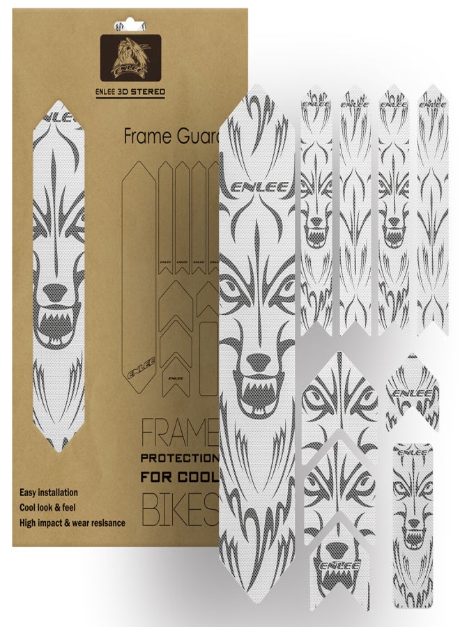 إنلي ملصق إطار الدراجة، واقي إطار الدراجة الجبلية، ملصق قابل للإزالة، غطاء لاصق لإطار الدراجة على الطريق - Image 1