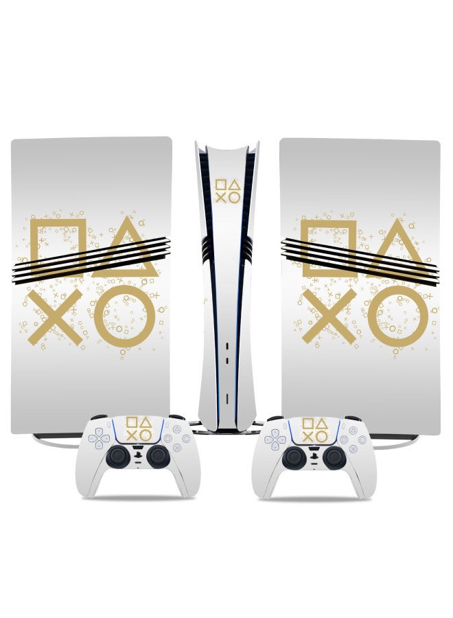 عام ملصق PS5 Pro Pain ملصق ملون بمقبض ملصق كامل الجسم-اللون: TN-P5PDigital-0234 - Image 1