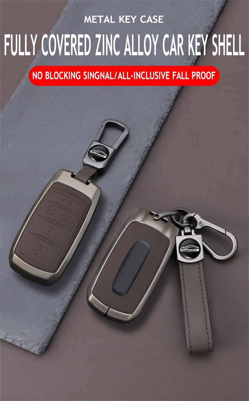 ontto Smart Remote Key Cover Case Compatible with Ram 1500 2500 3500 4500 5500 2019-2025,Key Fob Holder Case Fit for Dodge Ram Truck Key Remotes,5-Button-Black - Image 5