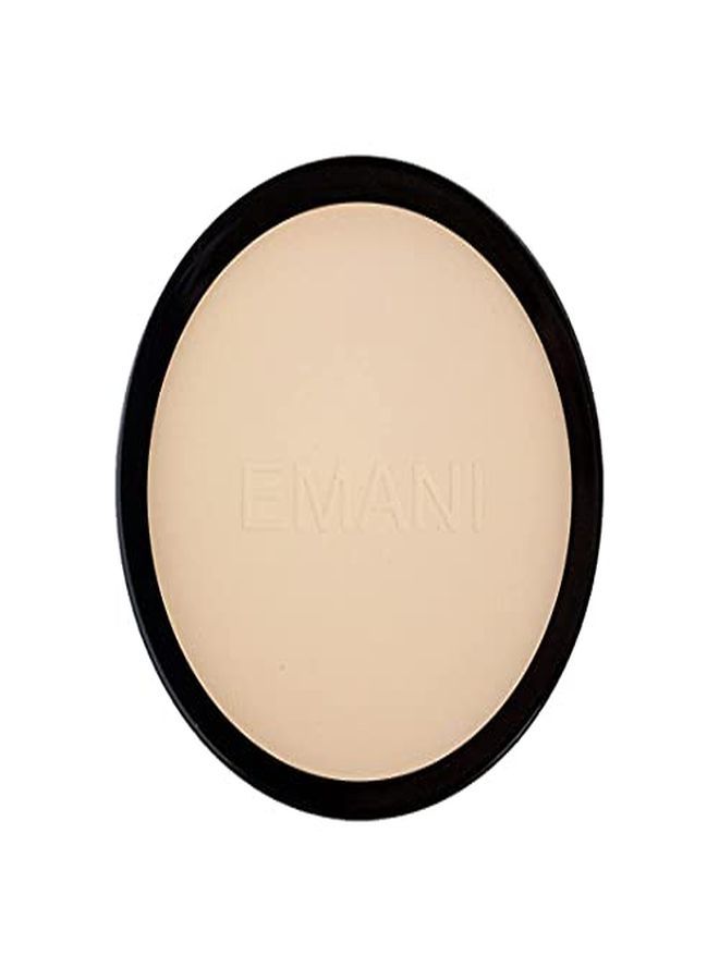 Emani Flawless Matte Powder Foundation Medium To Full Coverage, Lightweight & Nourishing Creasefree & Noncaking Finish 12 Grams, Natural Sand (Porcelain) - Image 1