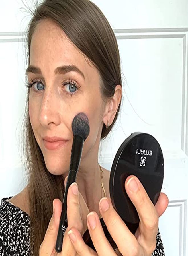 Emani Flawless Matte Powder Foundation Medium To Full Coverage, Lightweight & Nourishing Creasefree & Noncaking Finish 12 Grams, Natural Sand (Porcelain) - Image 5