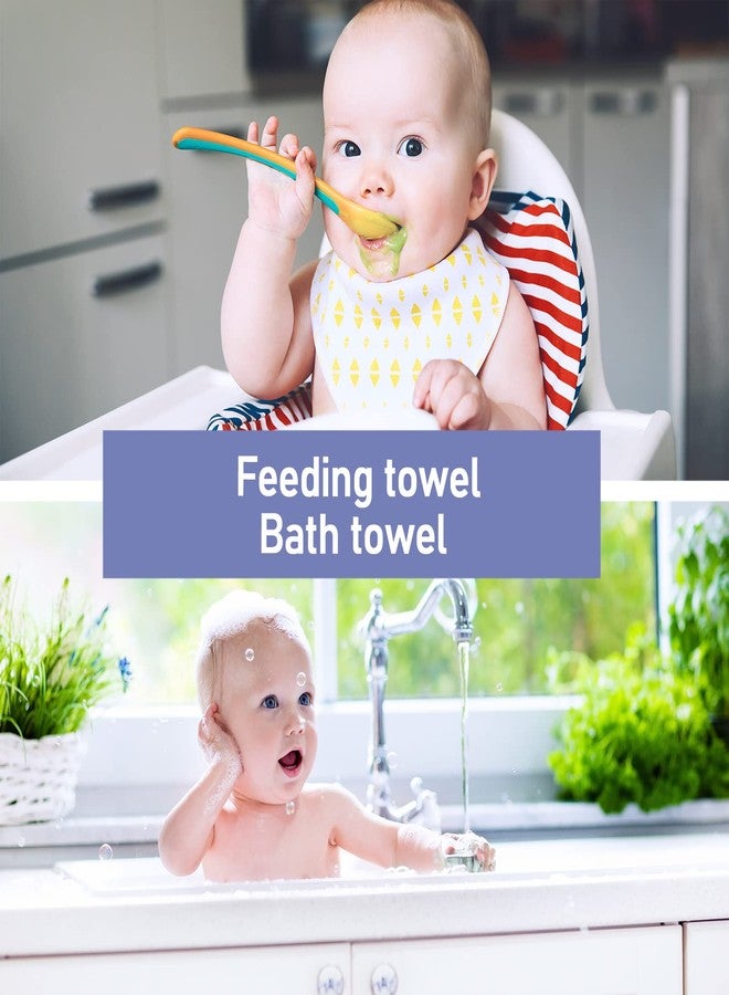 Chumia 36 Pack Baby Washcloths 10 x 10 Inches Baby Face Skin Wash Cloths Towels Set Microfiber Coral Fleece Absorbent and Soft for Newborns, Infants and Toddlers, Multicolored - Image 5