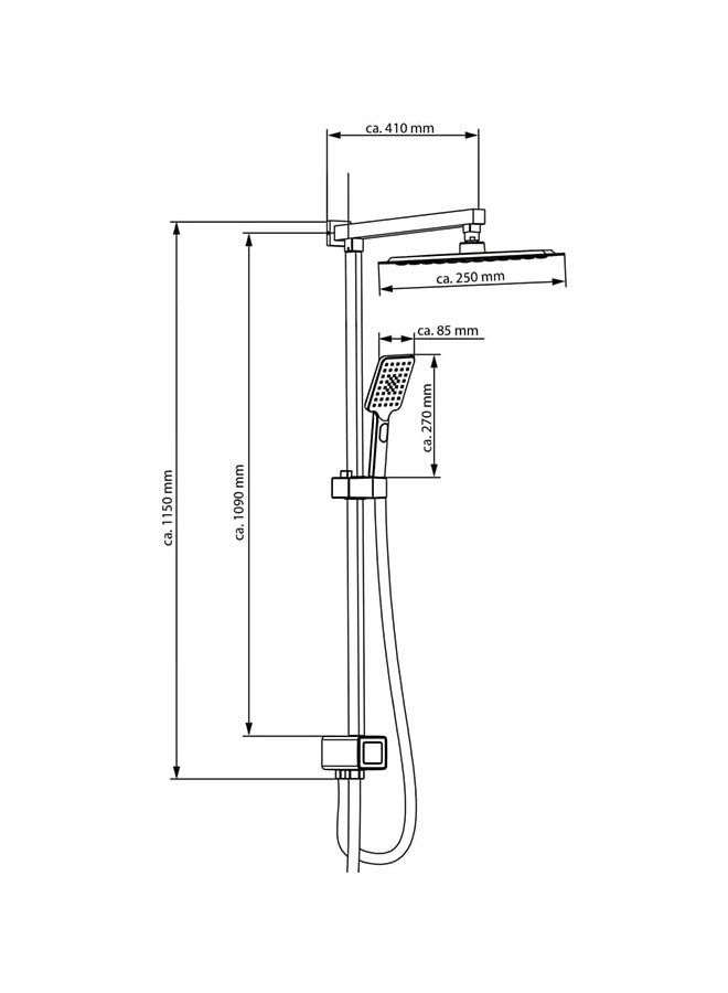 سار ديزاين SD عامود دش كليك بالطاسه والسماعه 3 نظام 3244 3نظام - Image 2