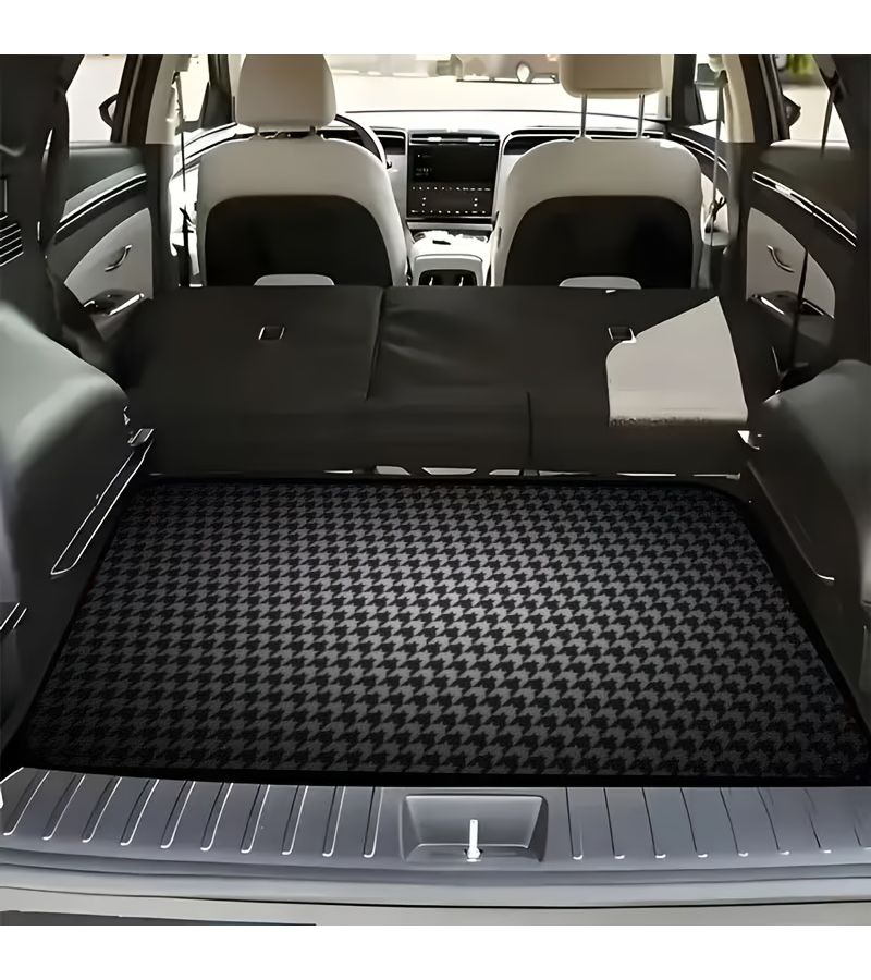 Black Anti Slip Car Trunk Mat Scratch Resistant Universal Fit For Cars SUVs Trucks Vehicle Interior Accessory - Image 3