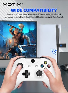 Motim PS5 XBOX ONE Switch Pro Controllers to PS4 PC Switch Android Cotronllers, Joystick Converter, Wireless Wired Adapter, Bluetooth Wireless Converter, Cross Compatibility Adapter for Switch/PS/PC/Android TV box/XBOXONE S  - Image 5
