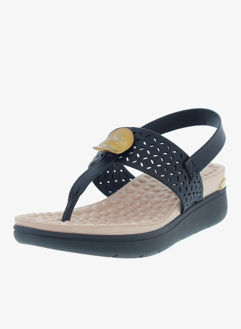 مودار صنادل موداري النسائية المسطحة مع حزام ظهر – مقاس آمن وملابس يومية خفيفة الوزن