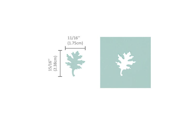 BiraBira Bira Craft 1 inch Oak Leaf Lever Action Craft Punch, Autumn Punch, Leaf Punch for Paper Crafting Scrapbooking - Image 2