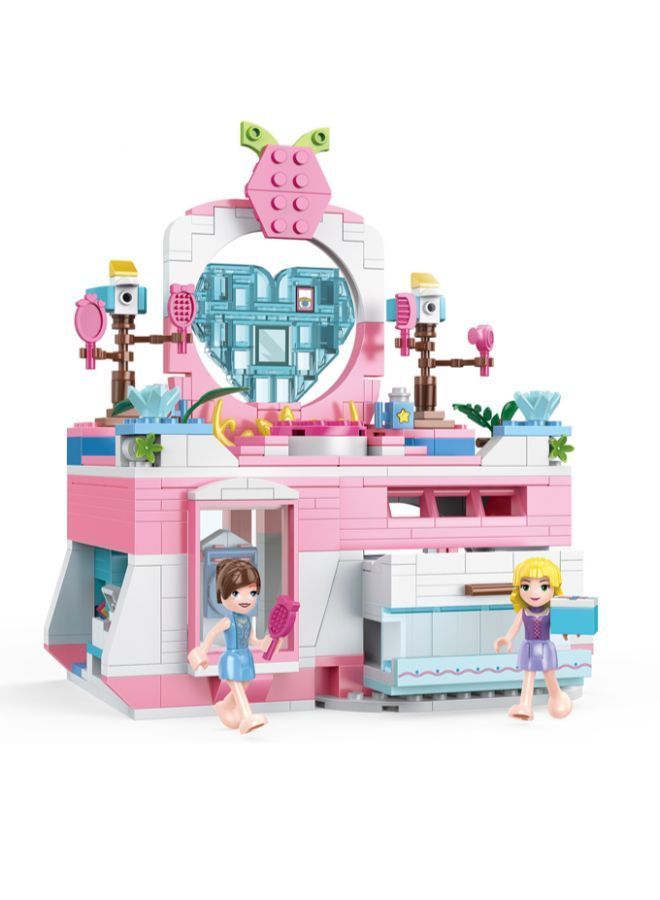 COGO 3062 Girls Princess Dressing Table Building Blocks - 653 Pcs 
