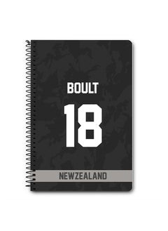 Designer A5 Spiral Notebook Memo Notepad Journal Player - Trent Boult, Jersey Number -18