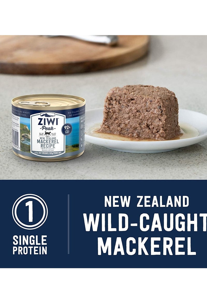Ziwi Peak وصفة الماكريل طعام رطب معلب للقطط والقطط الصغيرة 185 جرام - Image 2